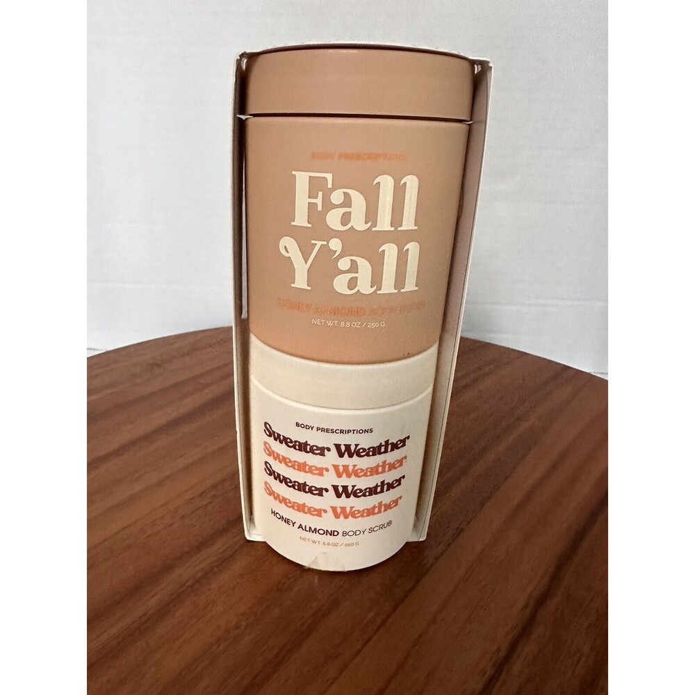 Body Prescriptions Honey Almond Bath Duo Body Scrub & Butter Fall/Autumn
